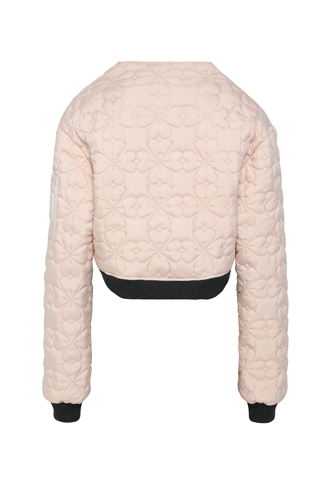 Broadway Quilted Bomber Jacket - Powder